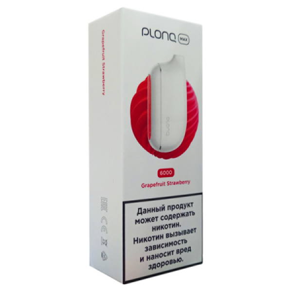Plonq Max Grapefruit Strawberry 6000 тяг в Томске