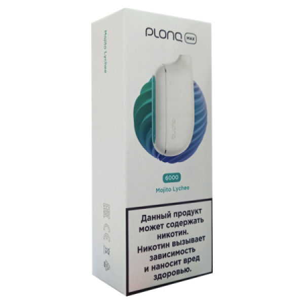 Plonq Max Mojito Lychee 6000 тяг в Томске