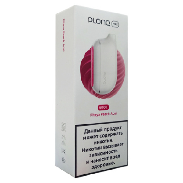 Plonq Max Pitaya Peach Acai 6000 тяг в Томске