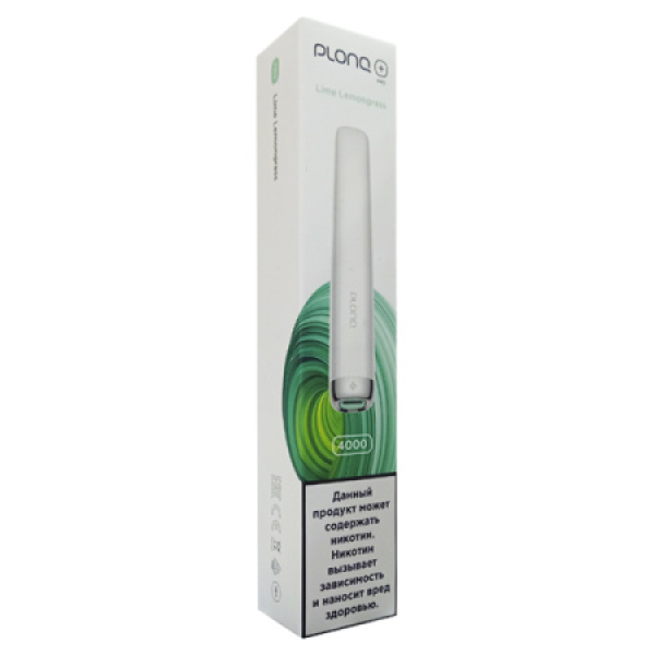 Plonq Plus Pro Lime Lemongrass 4000 тяг в Томске