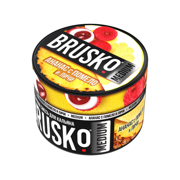Смесь Brusko Ананас с помело и личи 50 гр в Томске