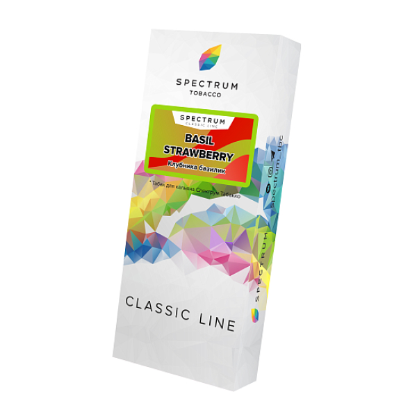 Табак SPECTRUM BASIL STRAWBERRY  100 грамм в Томске