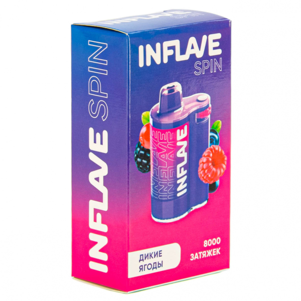 INFLAVE SPIN Дикие ягоды (8000 затяжек) в Томске