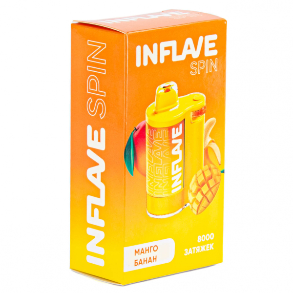 INFLAVE SPIN Манго банан (8000 затяжек) в Томске