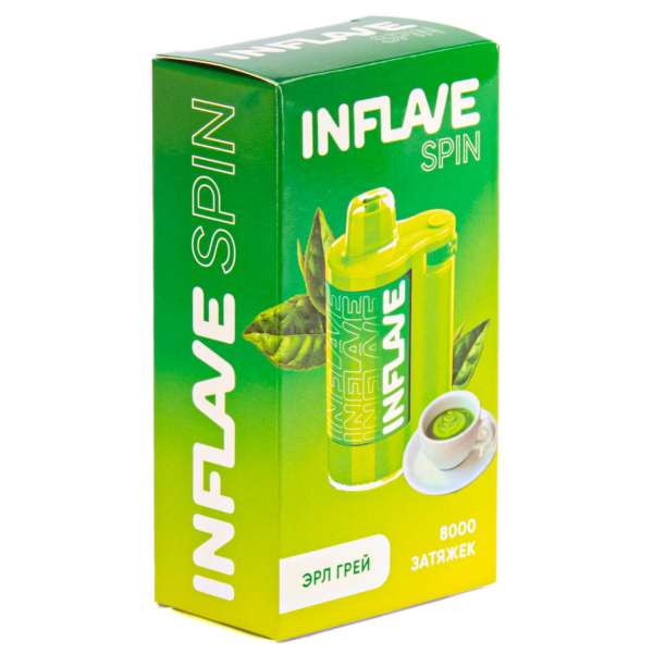 INFLAVE SPIN Эрл Грей (8000 затяжек) в Томске