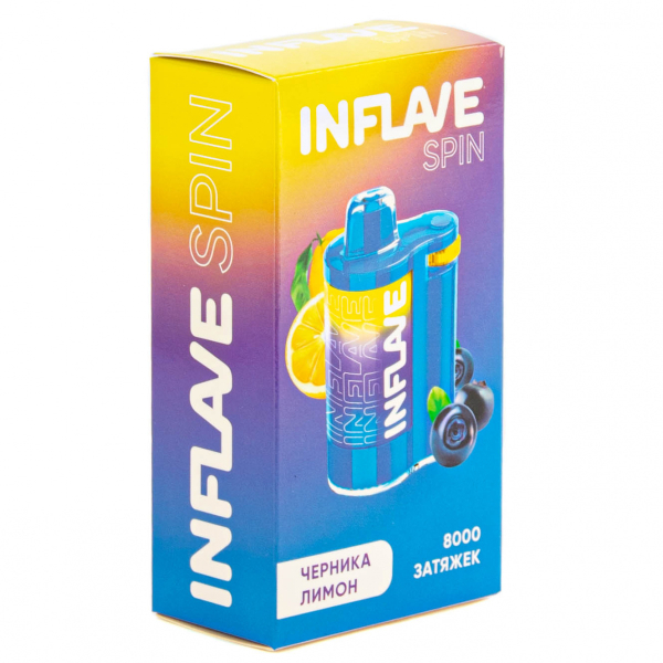INFLAVE SPIN Черника лимон (8000 затяжек) в Томске