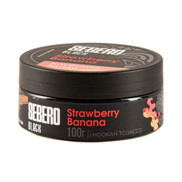 Табак Sebero Black Strawberry Banana  100 грамм в Томске