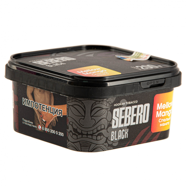 Табак Sebero Black Mellow Mango  200 грамм в Томске