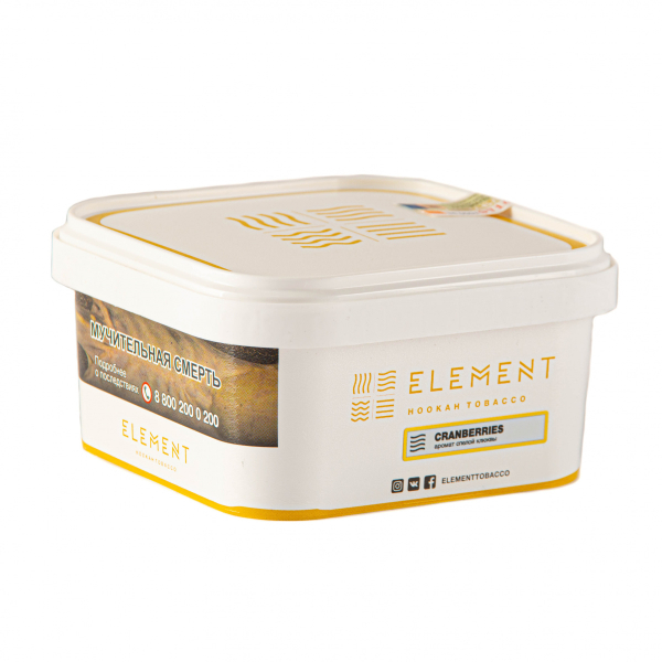 Табак Element ВОЗДУХ Cranberries  200 грамм в Томске