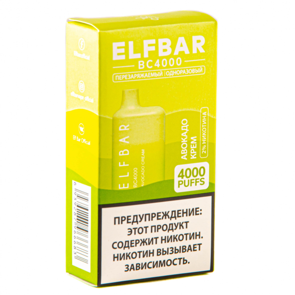 ELF BAR Avocado Cream (4000 затяжек) 20 мг в Томске