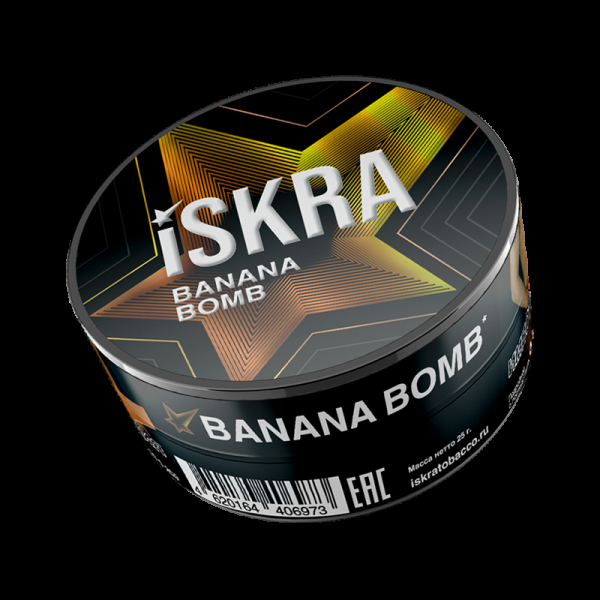 Табак ISKRA Вanana Bomb  25 грамм в Томске