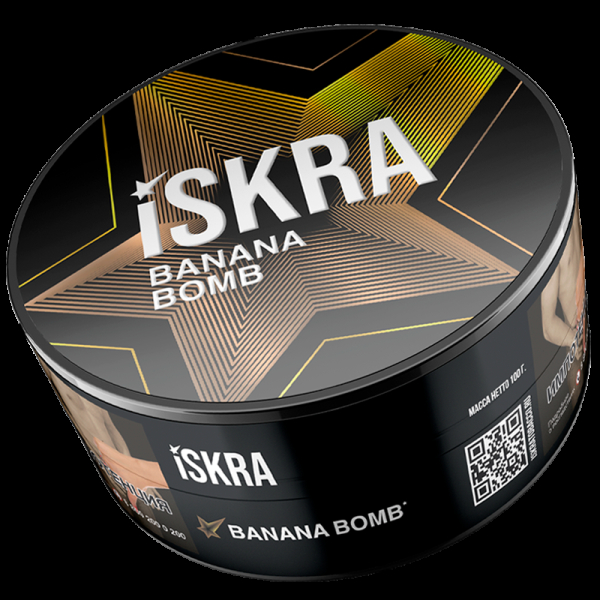 Табак ISKRA Вanana Bomb  100 грамм в Томске
