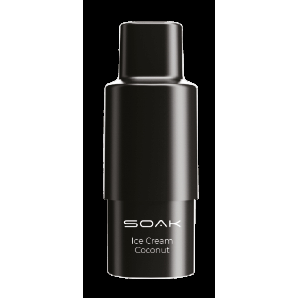 Картридж SOAK Q Кокосовое мороженое (1500 затяжек) в Томске
