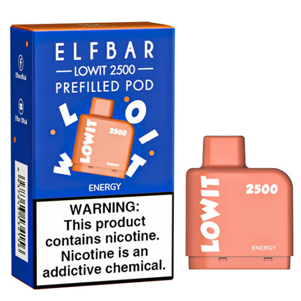 Картридж Elf Bar Lowit 2500 20 мг, 6 мл (Energy) в Томске