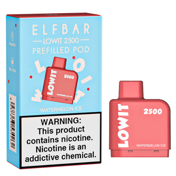 Картридж Elf Bar Lowit 2500 20 мг, 6 мл (Watermelon Ice) в Томске