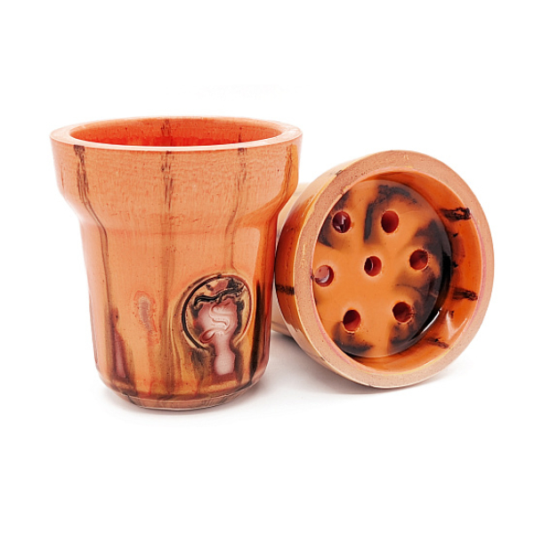 Чаша St Bowls Classic Glaze оранжевая с полосками в Томске