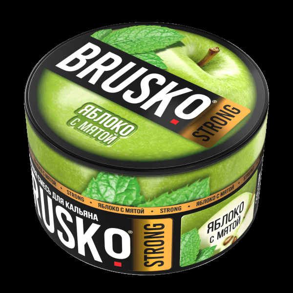 Смесь Brusko Strong яблоко с мятой  250 гр в Томске