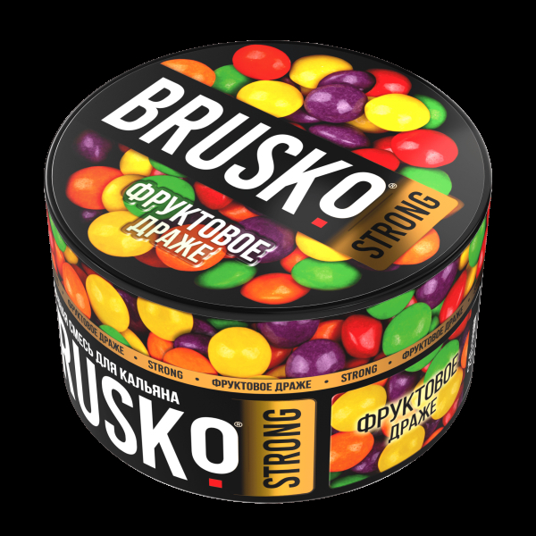 Смесь Brusko Strong фруктовое драже  250 гр в Томске