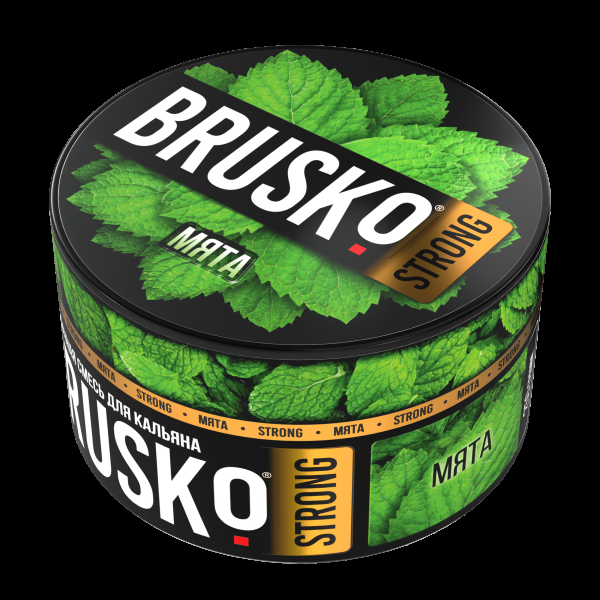 Смесь Brusko Strong мята  250 гр в Томске