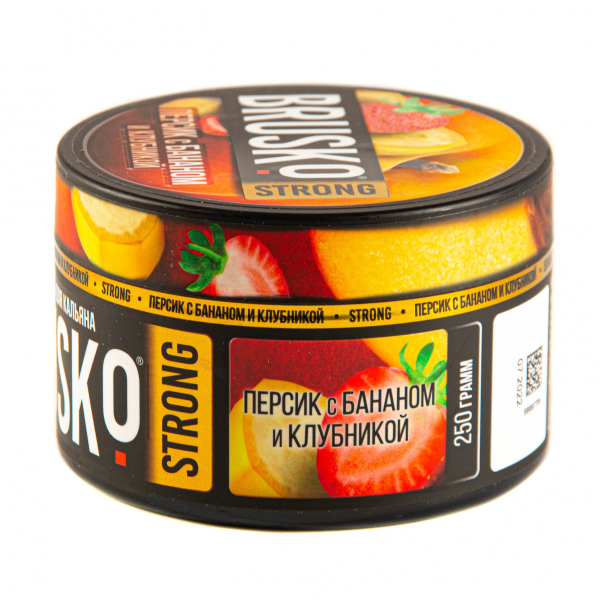Смесь Brusko Strong персик с бананом и клубникой  250 гр в Томске