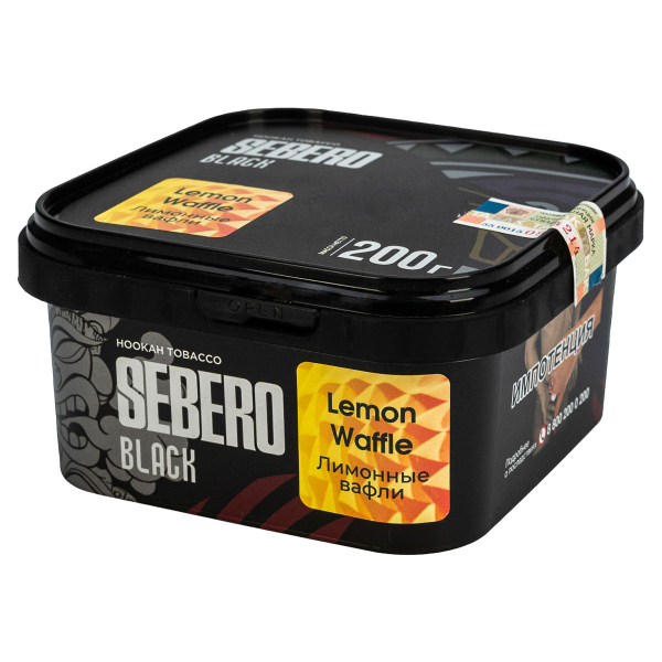 Табак Sebero Black Lemon Waffle  200 грамм в Томске
