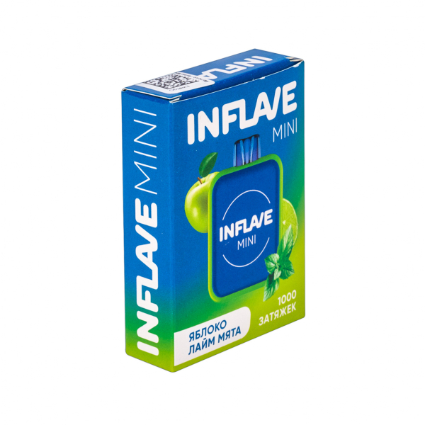 Inflave Mini Яблоко Лайм Мята (1000 Затяжек) в Томске