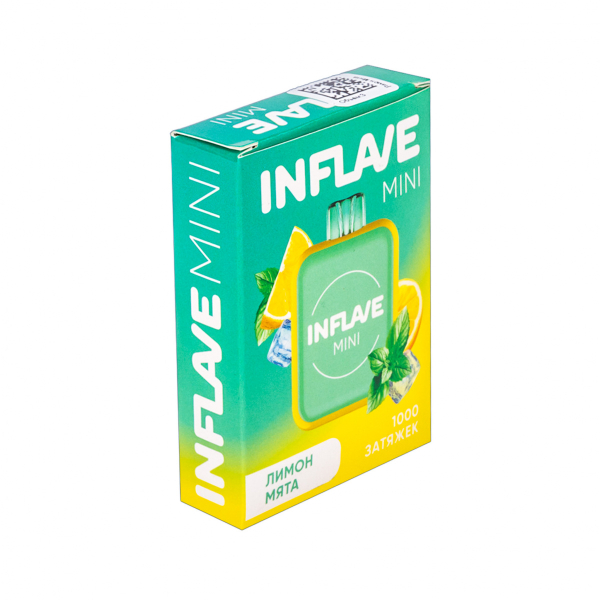 Inflave Mini Лимон Мята (1000 Затяжек) в Томске