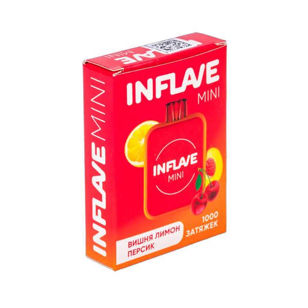 Inflave Mini Вишня Персик Лимон (1000 Затяжек) в Томске