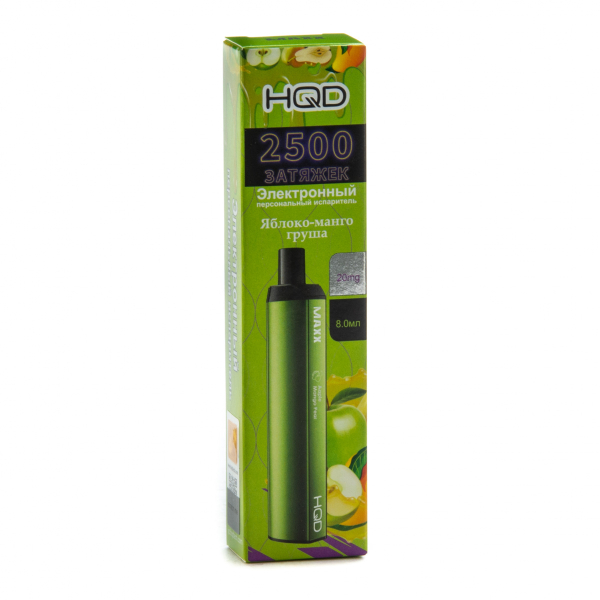 Hqd Maxx Яблоко Персик (2500 Затяжек) в Томске