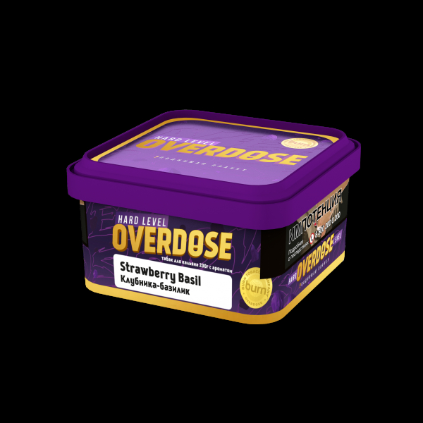 Табак Overdose Strawberry Basil  200 грамм в Томске