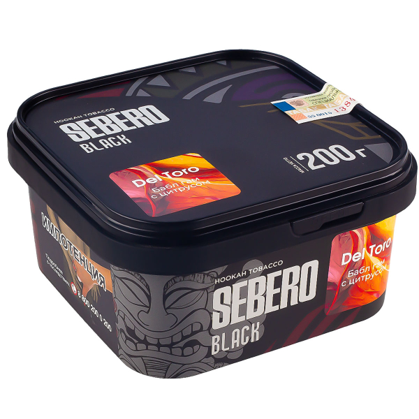 Табак Sebero Black Del Toro  200 грамм в Томске