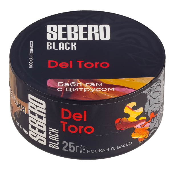 Табак Sebero Black Del Toro  25 грамм в Томске