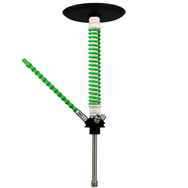 Кальян Mamay Custom V3 №12 Coilovers Белый-Салат  в Томске