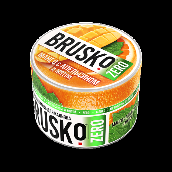 Смесь Brusko Манго С Апельсином И Мятой (Zero)  50 гр в Томске