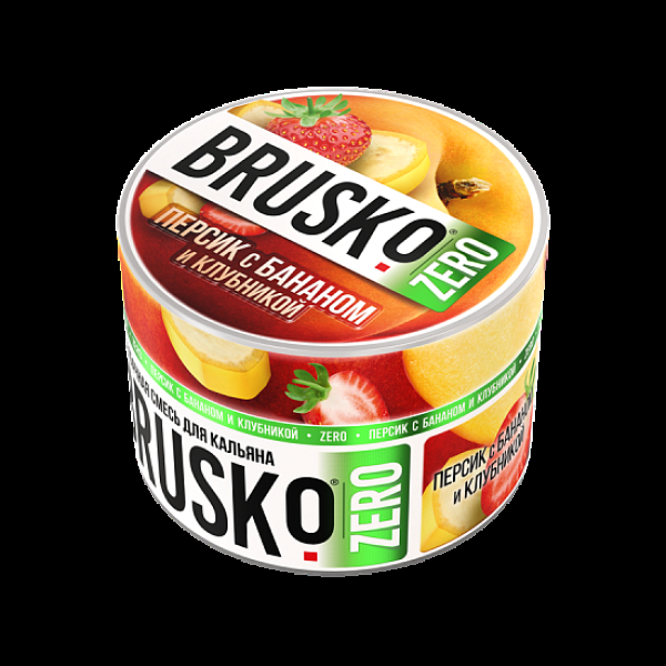 Смесь Brusko Персик С Бананом И Клубникой (Zero)  50 гр в Томске