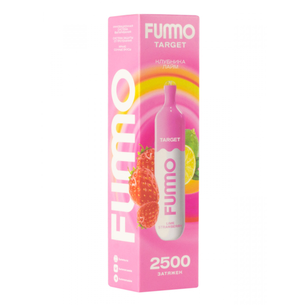 Fummo Target Клубника Лайм (2500 Затяжек) в Томске