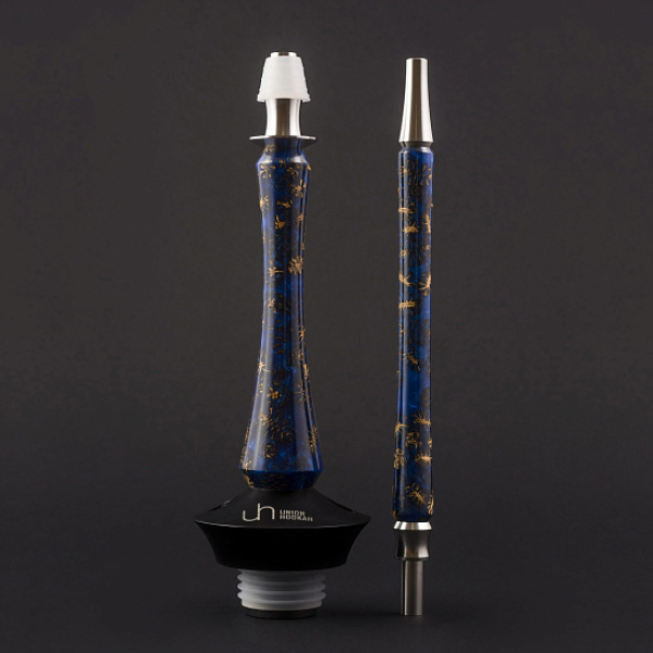 Кальян Union Hookah Sleek Акрил С Шишками Синий  в Томске