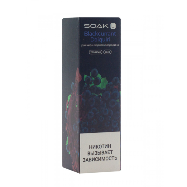 Жидкость Soak Blackcurrant Daiquiri 10 Мл 2 Мг в Томске