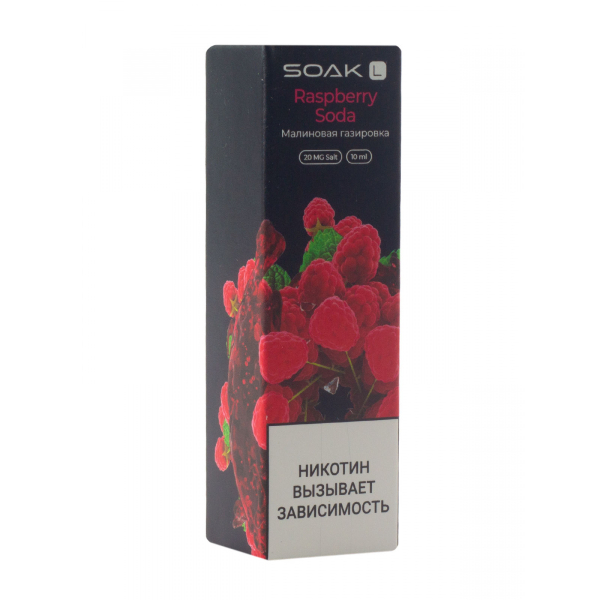 Жидкость Soak Raspberry Soda 10 Мл 2 Мг в Томске