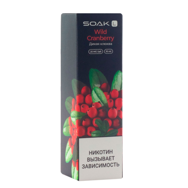 Жидкость Soak Wild Cranberry 10 Мл 2 Мг в Томске