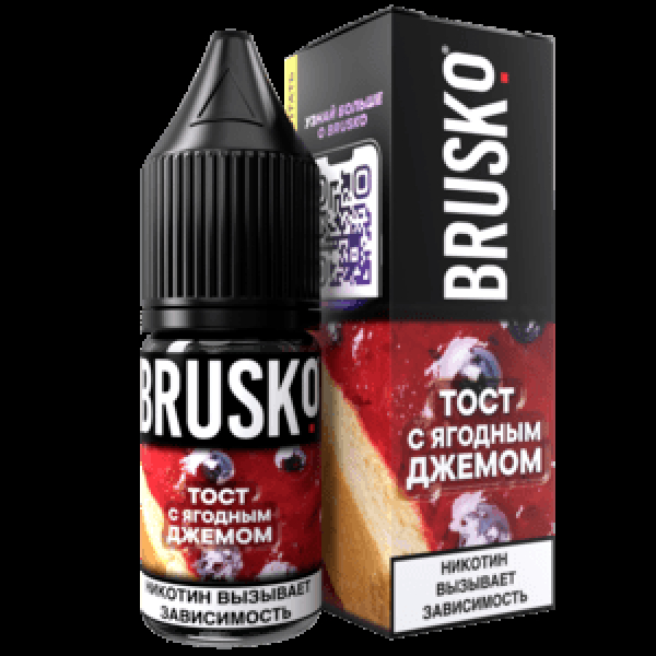 Жидкость Brusko Salt Тост С Ягодным Джемом 10 Мл 2 Мг в Томске
