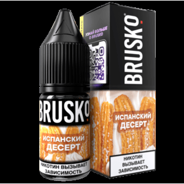 Жидкость Brusko Salt Испанский Десерт 10 Мл 2 Мг в Томске