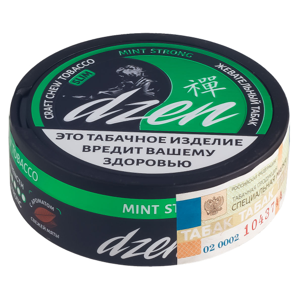 Жевательный табак Dzen Strong Slim Mint 9 грамм в Томске