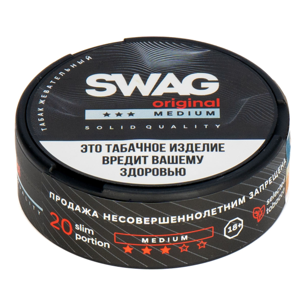 Жевательный табак Swag Medium Original 10 грамм в Томске