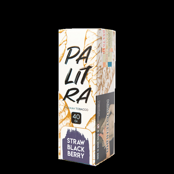 Табак Palitra Straw Black Berry (Земляника Ежевика)  40 грамм в Томске