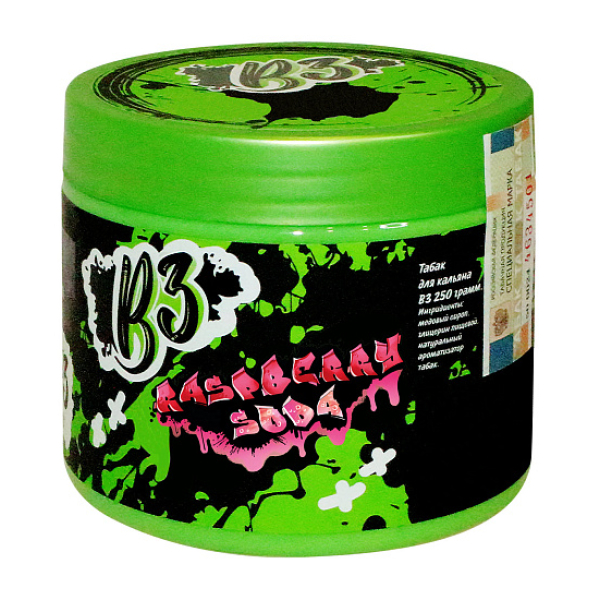 Табак B3 Raspberry Soda  250 грамм в Томске