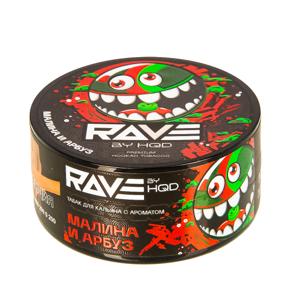 Табак Rave By Hqd Малина И Арбуз  25 грамм в Томске