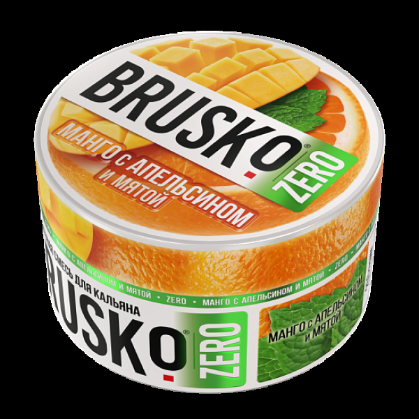 Смесь Brusko Манго С Апельсином И Мятой (Zero)  250 гр в Томске
