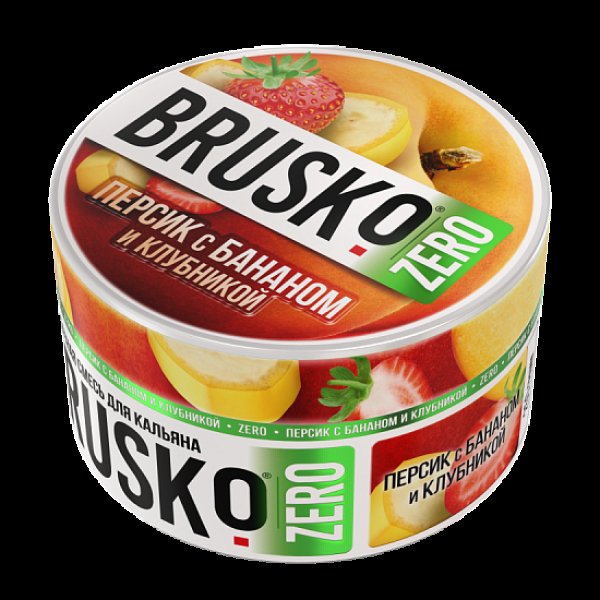 Смесь Brusko Персик С Бананом И Клубникой (Zero)  250 гр в Томске