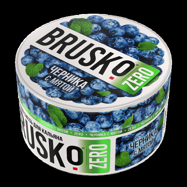 Смесь Brusko Черника С Мятой (Zero)  250 гр в Томске